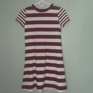 So brand dress. Red and White stripes